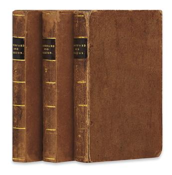 [DAY, THOMAS.]  The History of Sandford and Merton. A Work intended for the Use of Children.  3 vols.  1786-86-89